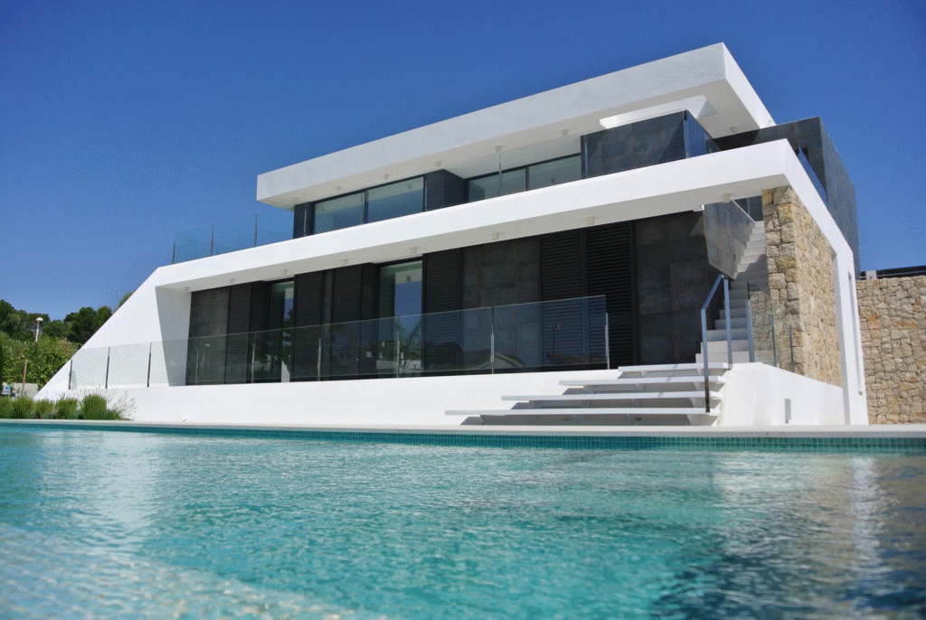 Vista panorámica de proyecto en zona costera